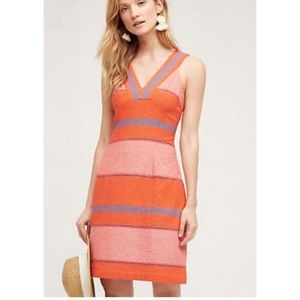 NWT Anthropologie  multicolored sheath dress